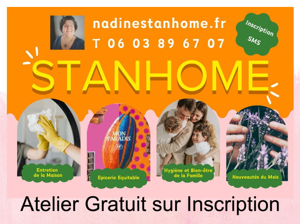 Bannière annonçant mes ateliers